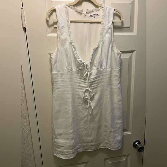 Reformation Reia Linen Dress - Picture 1 of 6